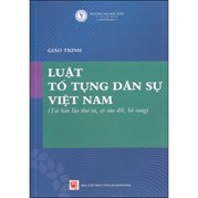Giáo Trình Luật Tố Tụng Dân Sự Việt Nam
