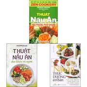 Combo Nấu Ăn Thực Dưỡng Cơ Bản + Thuật Nấu Ăn Theo Phương Pháp Ohsawa + Thuật Nấu Ăn Cho Khỏe Và Ngon (Bộ 3 Cuốn)