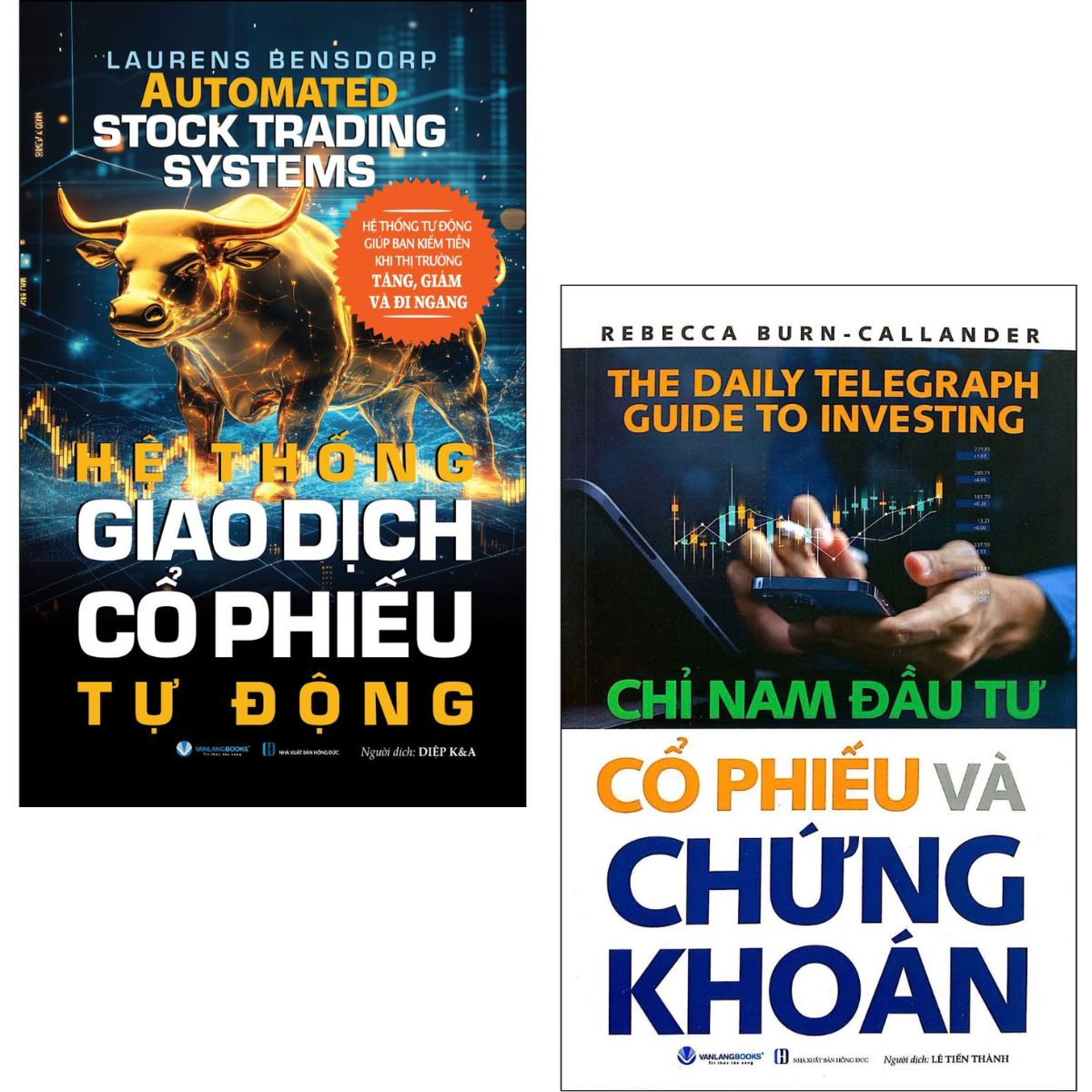 Combo Chỉ Nam Đầu Tư Cổ Phiếu Và Chứng Khoán + Hệ Thống Giao Dịch Cổ Phiếu Tự Động (Bộ 2 Cuốn)